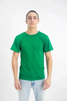 Футболка універсальна бавовна 100% ЗЕЛЕНИЙ, р.7XL