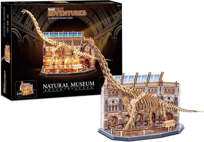 Пазл Revell Tiny Adventures - Natural Museum Brachiosaurus Skeleton 3D 216 елементів (4009803006192)