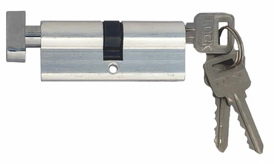 Цилиндровый механизм тонкий (азиатский стандарт для замка 50-012) USK AL-68 (34x34) ключ/поворотник