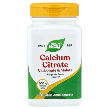 Цитрат кальцію Nature's Way "Calcium Citrate" 500 мг (100 капсул)