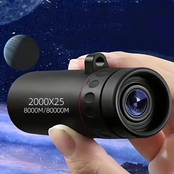 Монокулярний телескоп HD 2000X25 портативний для подорожей туризму риболовлі риболовлі кемпінгу