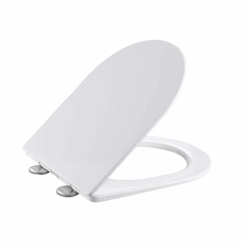 Сидіння для унітазу Qtap (Taurus 520) 455x365x38 мм, White, з мікроліфтом, Slim Duroplast, Quick Release QTSC179W49384