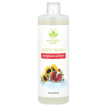 Гель для душу з гранатом та соняшником Mild By Nature Body Wash Pomegranate Sunflower, 473 мл