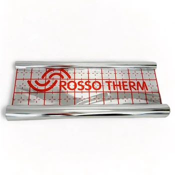 Пленка фольгированая теплоотражающая 105мкм 50м ROSSO THERM з разметкой для теплого пола