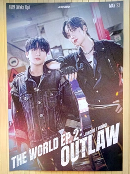 Постер Ейтіз Ateez А3 The world EP.2 Outlaw 16601