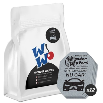 Набор ароматизаторов в пластинках | Wonder Wafers Nu Car | 12 штук