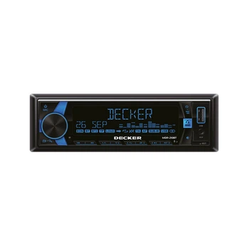 Автомагнитола 1Din Decker MDR-210 DSP Multicolor Bluetooth