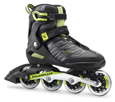 Роликові коньки для дорослих Rollerblade SPARK 84 40 (7.5US) 255мм Black/green (07849700 T83) (255мм)