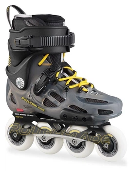 Роликові коньки для дорослих Rollerblade TWISTER PRO 38 (6US) 240мм Anthracite/yellow (07505000 138) O (305мм)