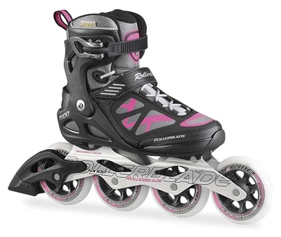 Роликові коньки для дорослих Rollerblade MACROBLADE 100 W 37 (6.5US) 235мм Black/pink (07501100 7Y9) (245мм)