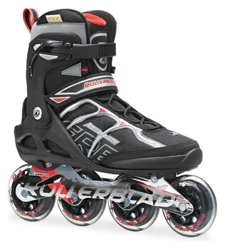 Роликові ковзани для дорослих Rollerblade MACROBLADE 84 ALU M 40.5 (8US) 260мм Black/red (07356000 741) V (300мм)