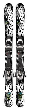 Лижі гірські комплект для підлітків K2 INDY+MOD 7.0 FASTRAK II L 245-330 124см Grey/black/white (1050806.110.1+1021018.110.1) (136 см black, grey, white)