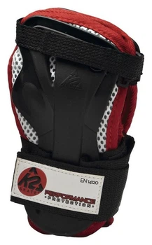 Захист на зап'ястя для роликових коньків K2 PERFORMANCE M WRIST GUARD S Black/red (3041503) (M Чорний з червоним)