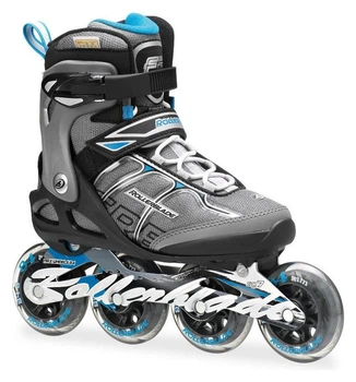 Роликові коньки для дорослих Rollerblade MACROBLADE 84 ALU W 36.5 (6US) 230мм Black/light blue (07356100 821) (230мм)