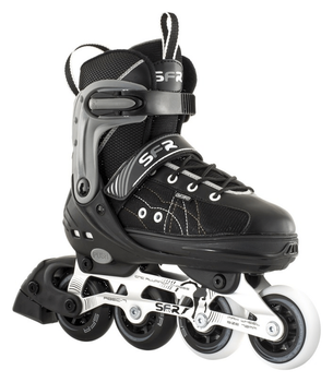 Роликові ковзани SFR RX - XT Adjustable 32-35,5 Black Grey (32-35,5 Чорний)