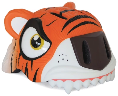 Шолом Crazy Safety Orange Tiger (23,5 см x 19,5 см x 18,5 см 49-55 см регульований Помаранчевий)