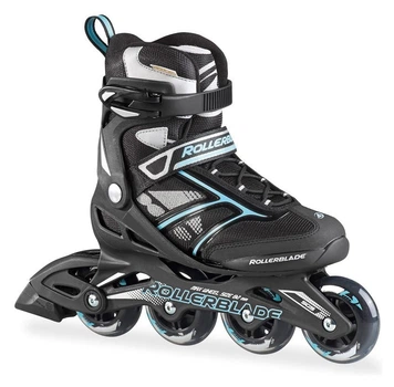 Роликові коньки для дорослих Rollerblade ZETRABLADE W 36.5 (6US) 230мм Black/light blue (07503300 821) (235мм)