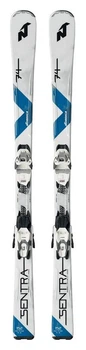 Ліжі гірські (комплект) Nordica SENTRA 74 R W+TLT 10 FDT 144 см White/blue/grey (0A8334+0C7021DB) (144 см grey, white/blue)