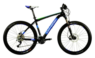Велосипед Corratec X-Vert S 650B 0.4 27,5" Black Blue Green (49 Чорний)