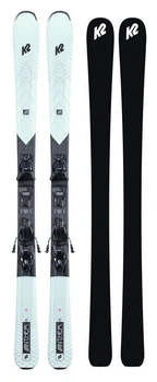 Гірськолижний комплект K2 ANTHEM 75 W+ERP 10 QKCLK 142см Білий/сірий (10E0408.273.1+10E1015.173.1) (142 см білий/сірий)