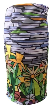 Бандана-бафф багатофункціональна Crow FLORAL MOSAIC One size Multicolor (COMS17W1M) (one size multicolor)