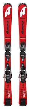 Лижі для підлітків комплект Nordica TEAM J RACE FDT+JR 7.0 130см Red/black (0A9162+0C9022ME) O (120 см black, red)