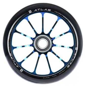 Колесо для трюкового самокату Ethic DTC Atlas Pro (115мм x 30мм - Chrome Blue)