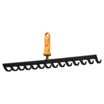 Граблі для ґрунту Fiskars OneClick 36 см, 14 зубів (1080677)