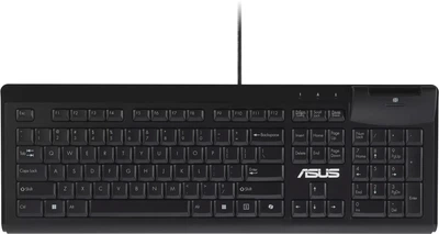 Klawiatura przewodowa ASUS Smart Card Keyboard KU100 Black (90XB05E0-BKB010)