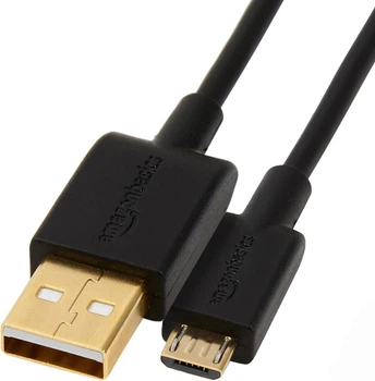 Кабель USB A на Micro USB 2.0 3 м чёрный 480Mbps с позолоченными контактами