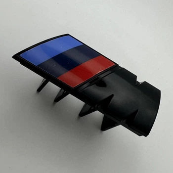 Емблема (логотип) M Power BMW (БМВ) Шильдик на решітку радіатора табличка м серія чорна