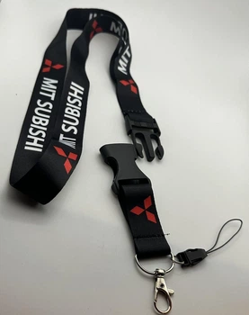 Брелок для ключей с карабином шнурок на шею ремешок Mitsubishi митцубиши