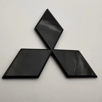 Значок Емблема Mitsubishi (MITSUBISHI) 100 мм хром 90 мм Міцубісі чорна