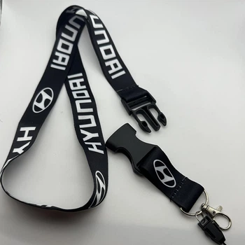 Брелок для ключей с карабином шнурок на шею ремешок хюндай Hyundai Motor