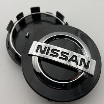 Ковпачок на литі диски Nissan 54 мм 50 мм 48 мм чорні C7042K54 заглушка ніссан