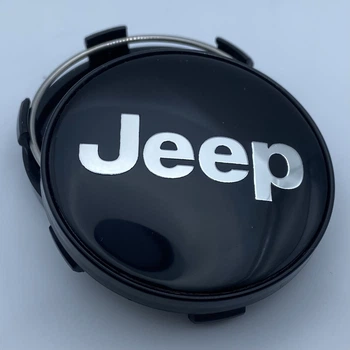 Колпачок на диски Jeep 60 мм 56 мм черные джип заглушка в диск