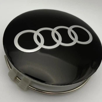 Колпачок с логотипом Audi 75 мм 70 мм черная для оригинальных дисков Mercedes ауди мерседес