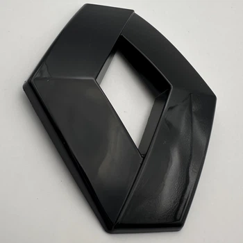 Емблема логотип Renault, 120 мм 96 мм (чорна глянець) рено знак