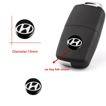 Наклейка на ключ Hyundai 14 мм хюндай