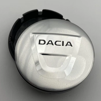 Колпачок Dacia черные/хром 56 мм 5\1 мм заглушка в диск дача
