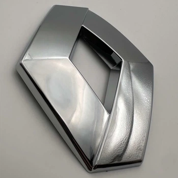 Емблема логотип Renault, 120 мм 96 мм (хром, глянець) рено знак