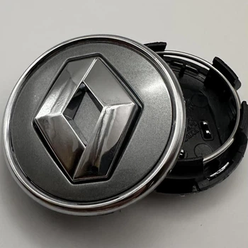 Колпачок на диски Renault 57 мм 50 mm заглушка рено графит с хром 403152085R | 403150709R