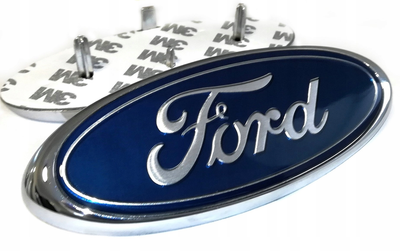 Эмблема табличка с лого FORD Форд 147 mm 57 mm Transit, Torneo, Fiesta, Focus, Ka, Kuga, Mondeo, S-Max, Galaxy