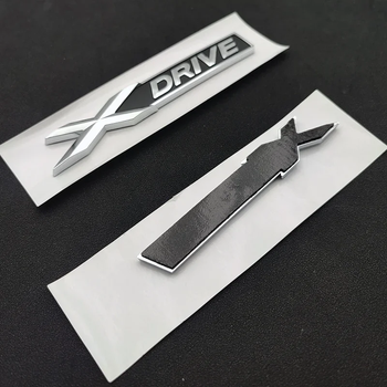 3D значок на багажник автомобиля, наклейка Xdrive, значок с логотипом Xdrive для BMW, эмблема металл