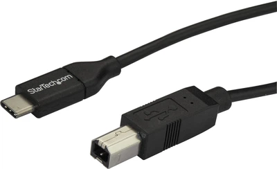 Кабель Startech USB-B to USB-C 2 м Black (USB2CB2M)