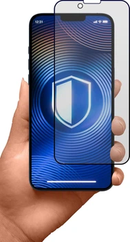 Szkło ochronne 3MK HardGlass Matt Max Privacy do Apple iPhone 13/13 Pro/14/16E (5903108584418)