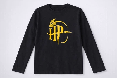 Лонгслів Harry Potter для дівчат, чорний, 146-152