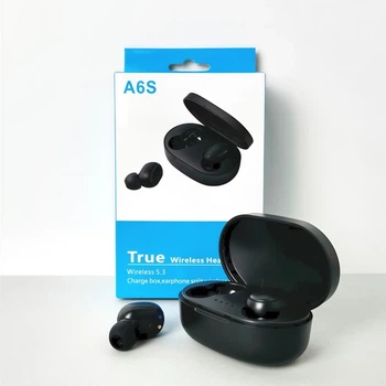 Бездротові вакуумні Bluetooth навушники Air Twins A6S TWS гарнітура з боксом для зарядки