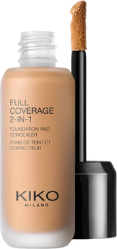 Podkład do twarzy Kiko Milano Full Coverage Foundation and Concealer 2 In 1 WB80 Warrm Beige 25 ml (8059385018423)