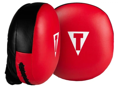 Лапи TITLE Boxing Double-Stuff Jumbo Punch Mitts один розмір червоний/чорний (5953)